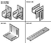 Conector MIC Conectori zincați la cald (HDG) pentru instalarea flexibilă a grinzilor separatoare orizontale pentru puțuri de ascensor