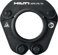 Inel de presare a țevilor NPR PR TH Coliere pentru montarea prin presare a racordurilor cu profil TH de până la 63 mm. Compatibile cu presele pentru țevi NPR 32-A.